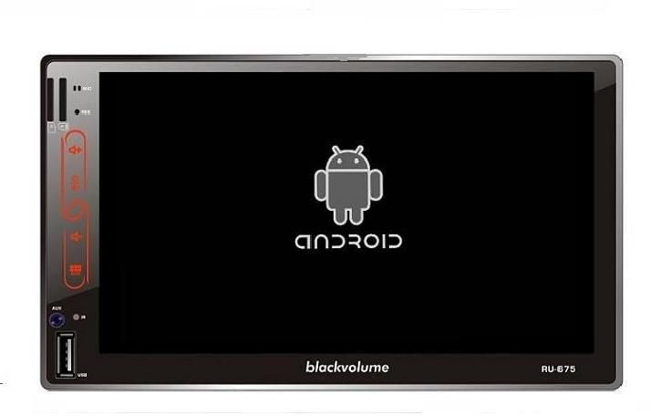 كاسيت شاشة للسيارة من بلاك فوليوم إل سي دي، منفذ يو إس بي وأيه يو إكس وبلوتوث، أسود RU-675