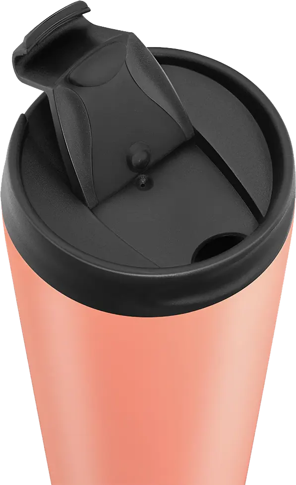 مج حراري تانك فليب كاب استانلس ستيل، 450 مللي، لون برتقالي