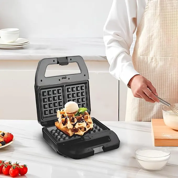 صانع ساندوتش دي اس بي ، 800 وات ، أسود ، KC1237