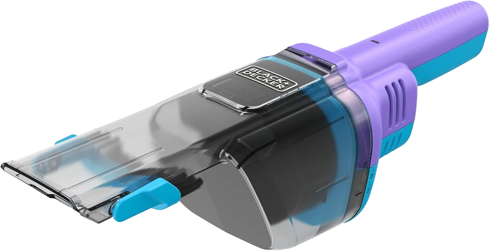 مكنسة كهربائية لاسلكية محمولة بلاك اند ديكر ، 7.2 فولت، 2 أمبير، بطارية ليثيوم ،16 وات، بنفسجي، NVD220BP( ضمان انسيا)