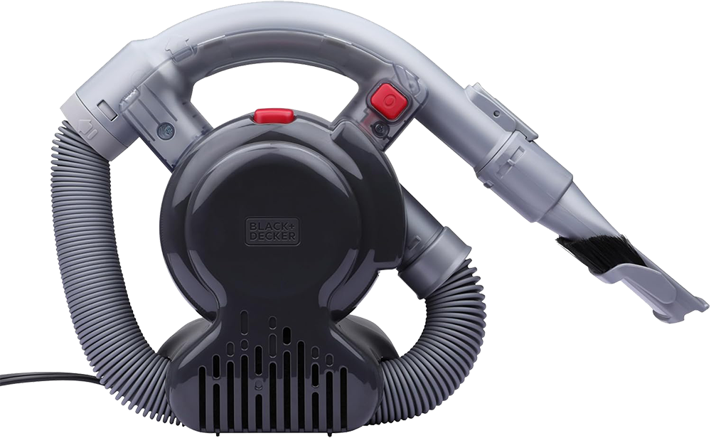 مكنسة كهربائية محمولة بلاك اند ديكر ، 12 فولت ، 12.5 وات، خرطوم 5 أقدام ، رمادي*أحمر،PD1200AV (بضمان أنسيا)
