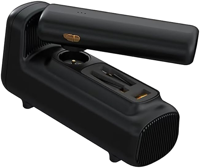 WIWU INFLATABLE PUMPS, 50W, 5-in-1 Multifunction, Digital Display, Black, WI-AI002