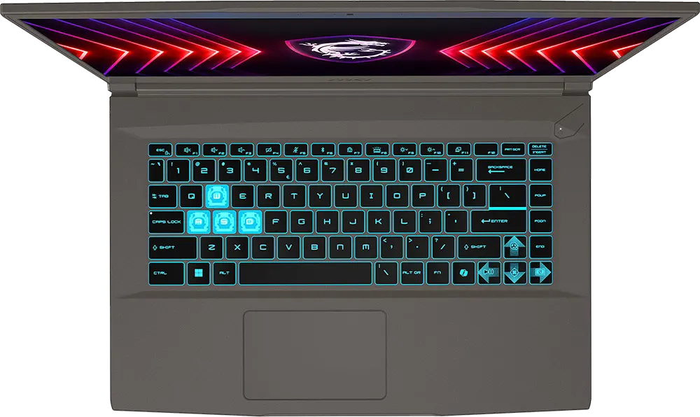 لابتوب msi Thin 15 B13VE-2614XEG، إنتل كور I7-13620H، الجيل الثالث عشر، رامات 16 جيجابايت ، هارد ديسك 512 جيجابايت SSD، كارت شاشة NVIDIA® GeForce RTX ™ 4050 سعة 6 جيجابايت GDDR6، شاشة 15.6 بوصة FHD، دوس، رمادي