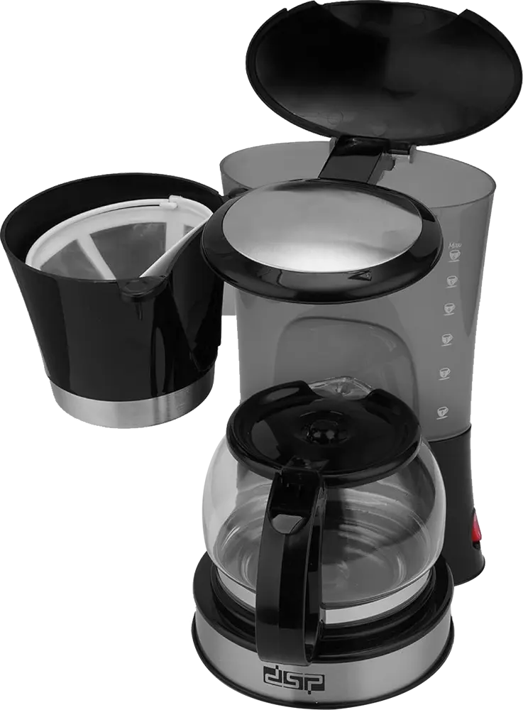 صانع قهوة دي اس بي، 550 وات، سعة 6 أكواب، لون أسود، موديل ، KA3082
