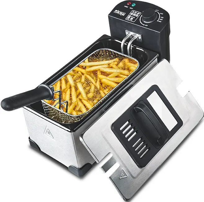 قلاية زيت دي اس بي 3 لتر، 2000 وات، فضي، موديل KB2079