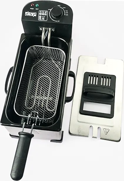 قلاية زيت دي اس بي 3 لتر، 2000 وات، فضي، موديل KB2079