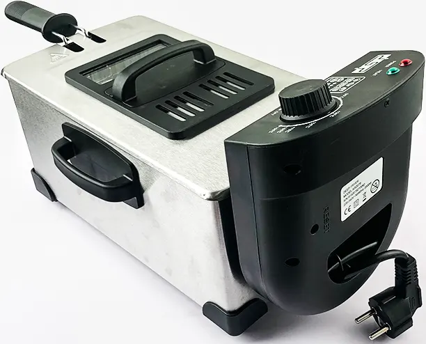 قلاية زيت دي اس بي 3 لتر، 2000 وات، فضي، موديل KB2079