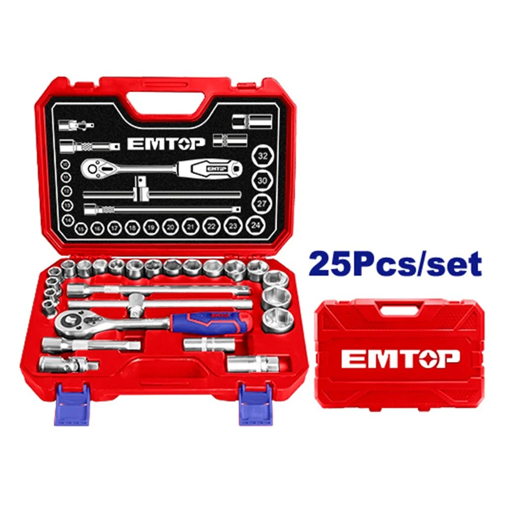 Emtop bits set, 25 pieces, 1-2 inches, ESKT12251