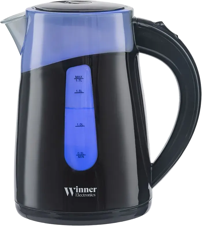 غلاية مياه بلاستيك وينر 1.7 لتر، 2200 وات، اسود، WR-149EKP