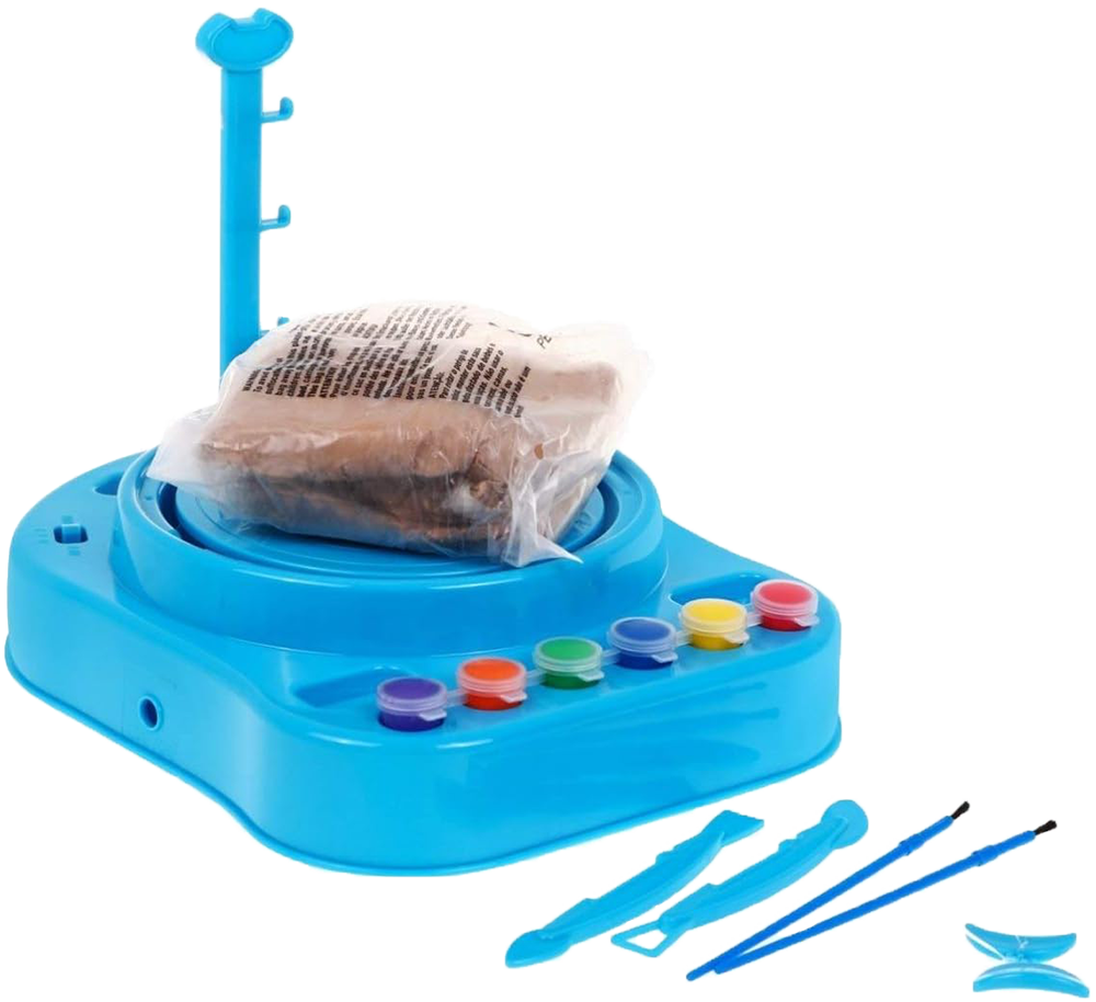 Pottery Making machine game for Kids, with Clay and Coloring Tools, 2629-T27A