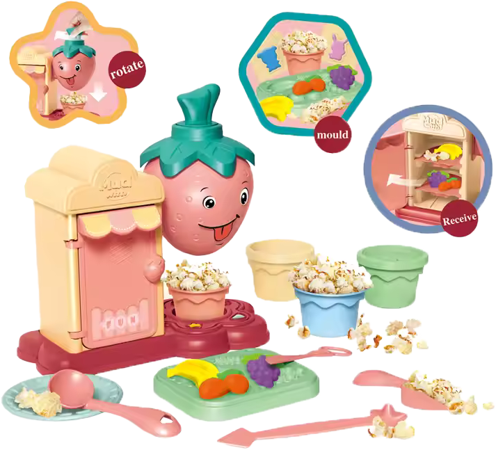 لعبة آلة صنع الفشار من الصلصال للأطفال، 513