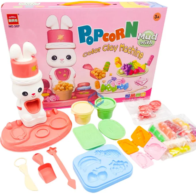 لعبة آلة صنع الفشار من الصلصال للأطفال،507