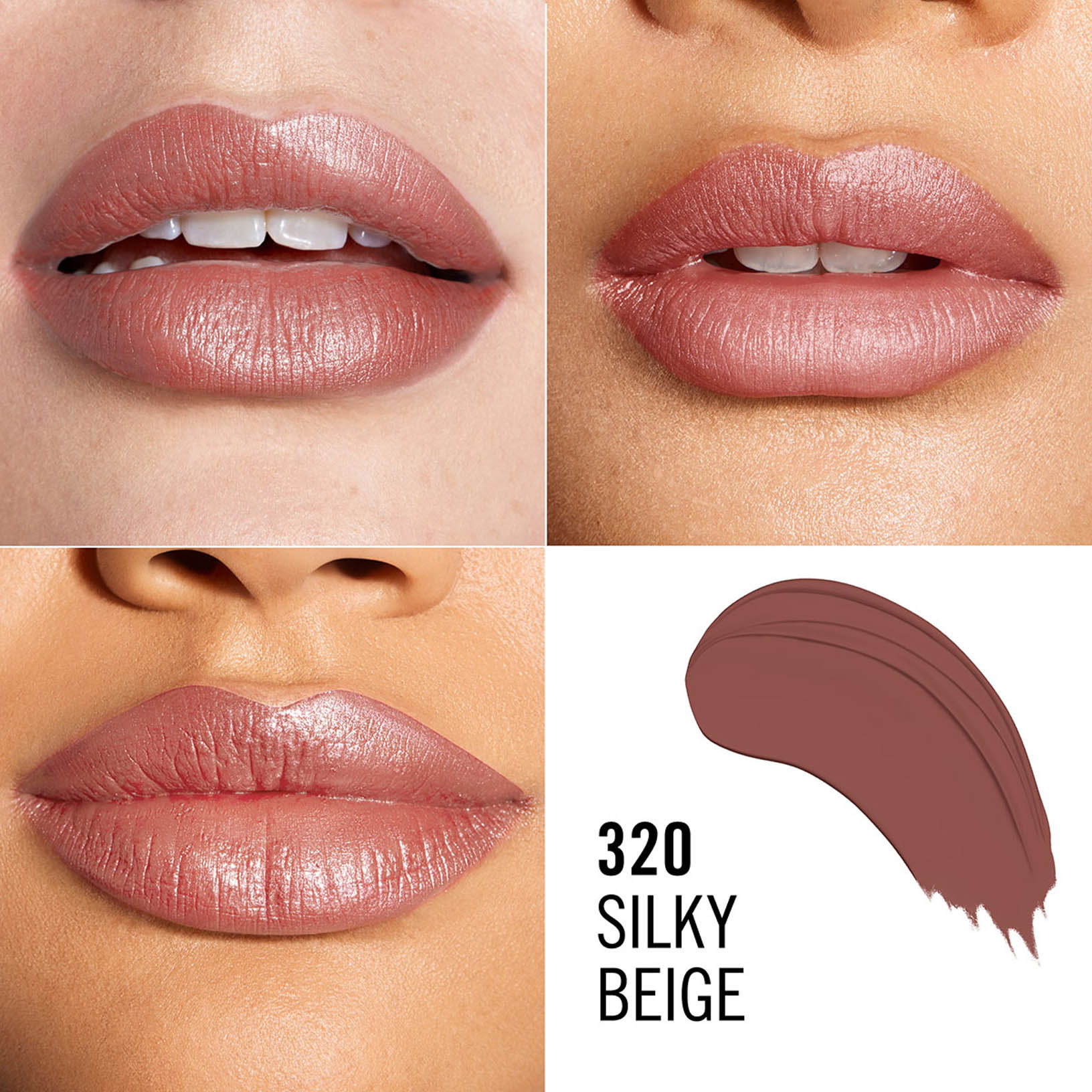احمر شفاه ريميل لاستينج فينيش، 320 سيلكي بيج