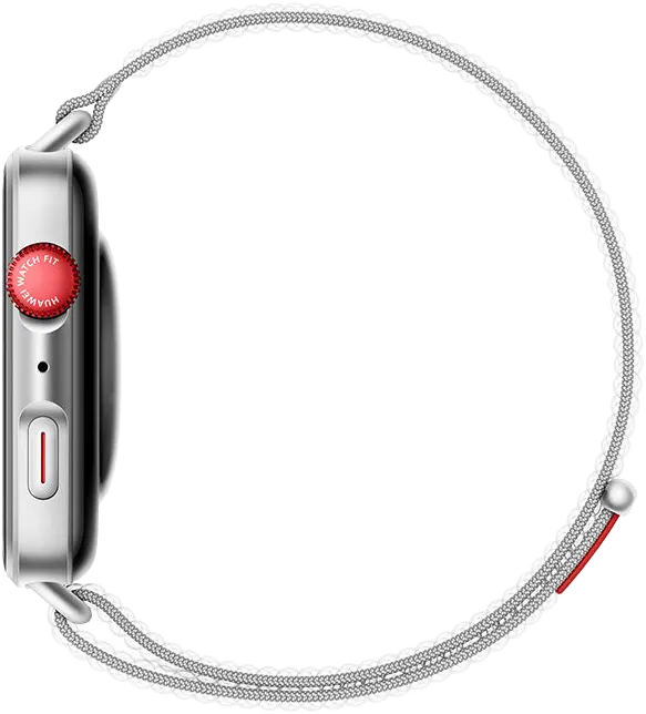 ساعة هواوي فيت 4 الذكية، شاشة أموليد مقاس 1.82 بوصة، حزام نيلون، مقاومة للماء، لون رمادي، SYA-B19