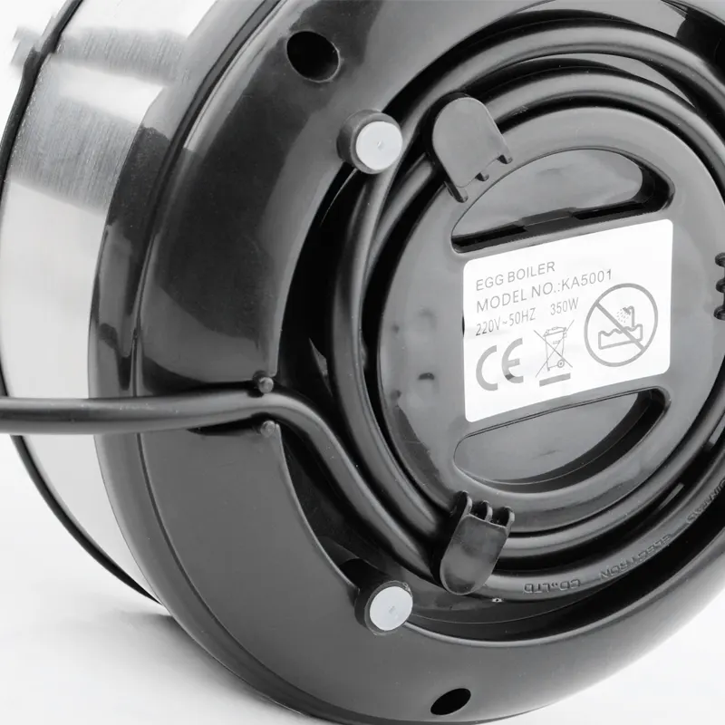 غلاية بيض كهربائية دي اس بي، 350 وات، اسود وفضي، KA5001