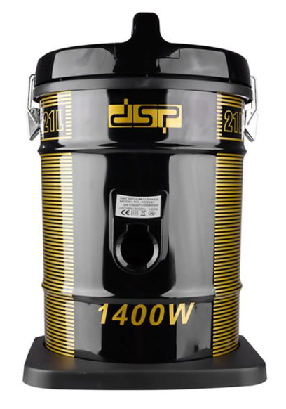 مكنسة كهربائية برميل دي اس بي ، 1400 وات ، سعة 21 لتر ، أسود ، KD2007