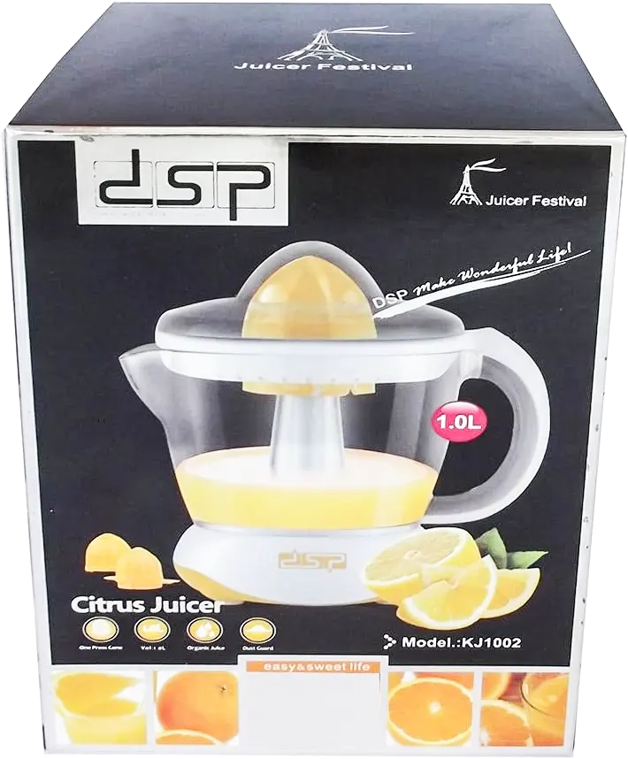 عصارة برتقال دي اس بي 1 لتر، 40 وات ، أبيض، KJ1002