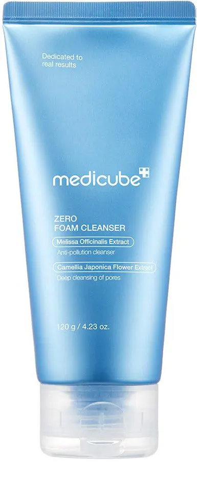 غسول ميديكيوب غسول الوجه زيرو فوم بمستخلص زهرة الكاميليا اليابانية لتنظيف عميق للمسام، 120 مل