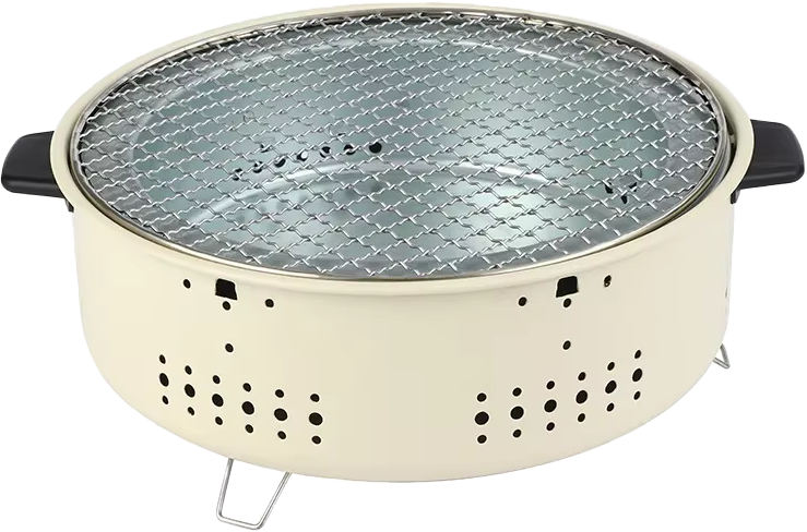 شواية فحم متعددة الوظائف ، استانلس ستيل، 26-107