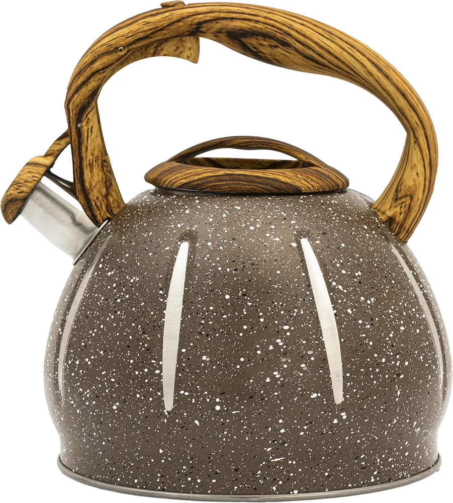 إبريق شاي جرانيت بصفارة تنبيه، سعة 3 لتر، ألوان متعددة، 12-106