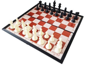 لعبة لوحة شطرنج مغناطيسية قابلة للطي من برينز، 8008
