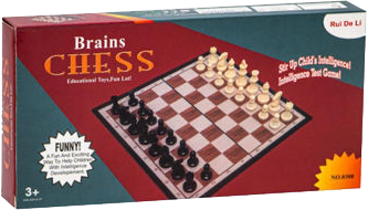 لعبة لوحة شطرنج مغناطيسية قابلة للطي من برينز، 8008