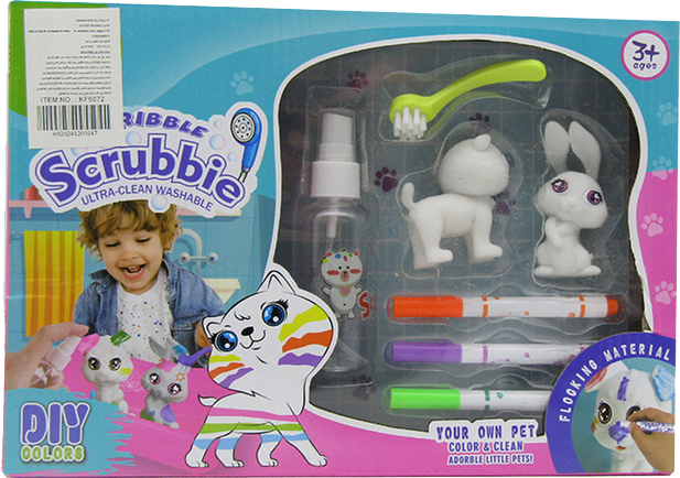 لعبة تلوين الحيوانات الأليفة سكريبل سكرابي، 19-868