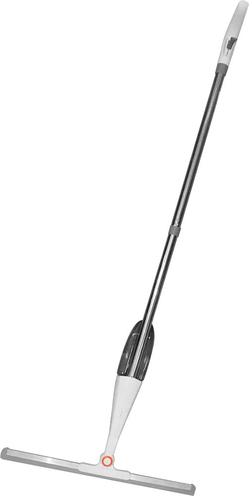 ممسحة ارضيات مدينتي برشاش مياه، يد استانلس ستيل، ابيض*رمادي، موديل 26-100