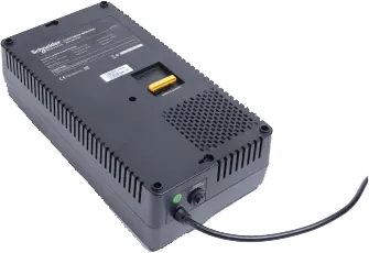 وحدة UPS ايزي من اس اي، 800 فولت أمبير، مثبتة على الأرض-الحائط، 230 فولت، 4 منافذ Schuko من CEE 7-3، منظم جهد تلقائي، BVS800I-GR