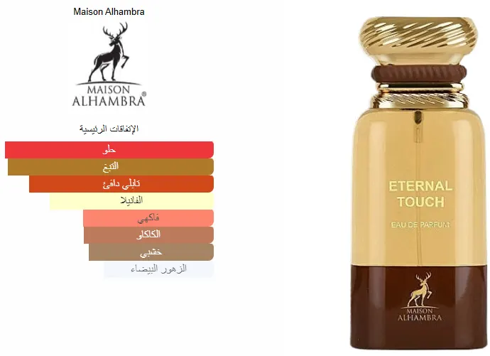 عطر اترنال تاتش من ميزون الهمبرا للجنسين او دي برفان، 80 مل