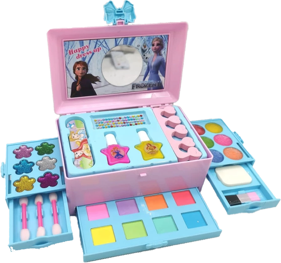 لعبة مكياج فروزن للبنات، الوان متعددة، CS58-E34F