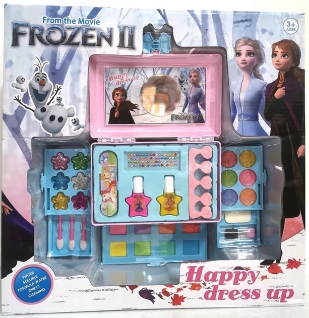 لعبة مكياج فروزن للبنات، الوان متعددة، CS58-E34F