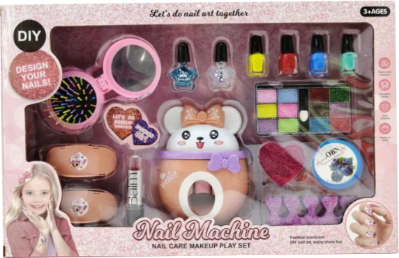 لعبة مكياج بنات، مع ختامة اظافر، 3-862