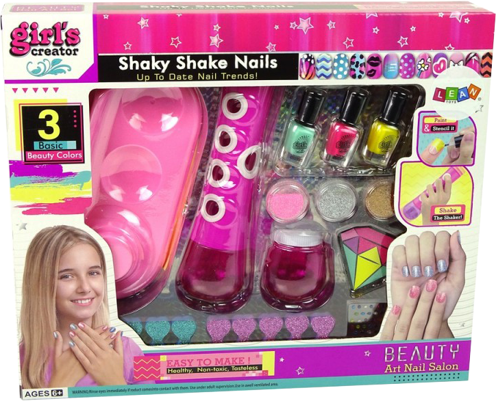 لعبة طلاء الأظافر للبنات من شاكي شيك نيلز،MBK-387