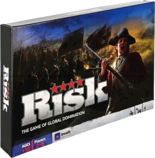 لعبة لوحية استراتيجية ريسك،2-6 لاعبين، 55177