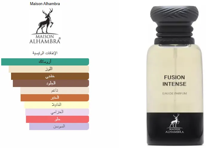 عطر فيوجن إنتنس من ميزون الهمبرا للجنسين او دي برفان، 80 مل