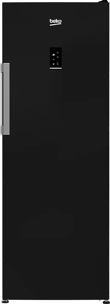 فريزر رأسي بيكو نوفروست ، 7 درج ، شاشة ديجيتال ، أسود ، صناعة تركى ، B3RFNE294XB