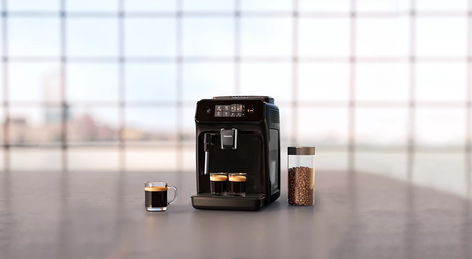 ماكينة تحضير القهوة و الإسبريسو فيليبس، 1500 وات، 1.8 لتر، مطحنة مدمجة، أسود،EP1221-20 (ضمان راية)