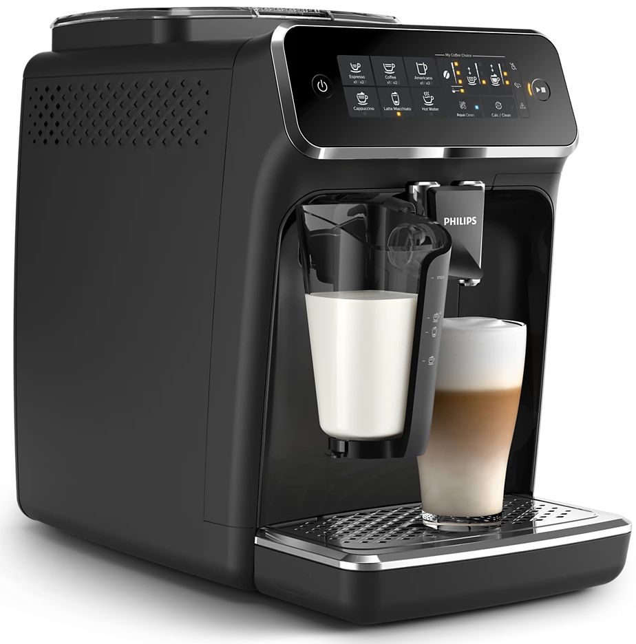 ماكينة تحضير القهوة و الإسبريسو فيليبس، 1500 وات، 1.8 لتر، 12 مستوى طحن، أسود، EP3241-50(ضمان راية)