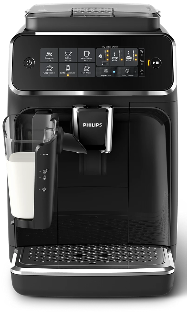 ماكينة تحضير القهوة و الإسبريسو فيليبس، 1500 وات، 1.8 لتر، 12 مستوى طحن، أسود، EP3241-50(ضمان راية)