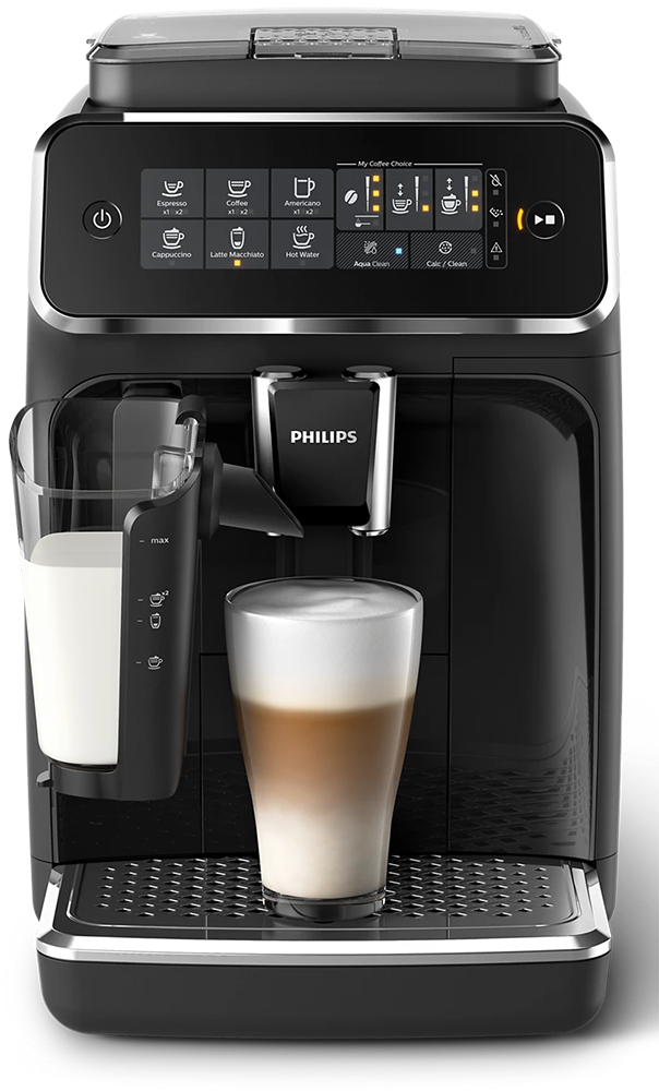 ماكينة تحضير القهوة و الإسبريسو فيليبس، 1500 وات، 1.8 لتر، 12 مستوى طحن، أسود، EP3241-50(ضمان راية)
