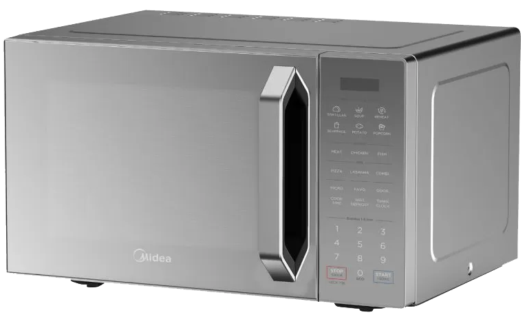 ميكروويف ميديا سولو ، 28 لتر ، 900 وات ، شاشة ديجيتال تعمل باللمس ، سيلفر ، EM9P032MX-S ، (بضمان ميراكو 19111)