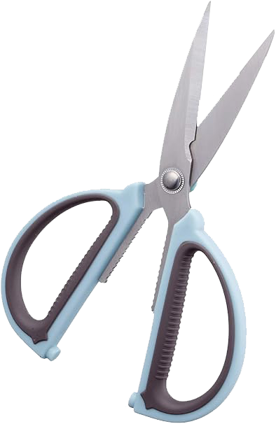 مقص مطبخ لوكس ، يد بلاستيك، استانلس ستيل، 030-4