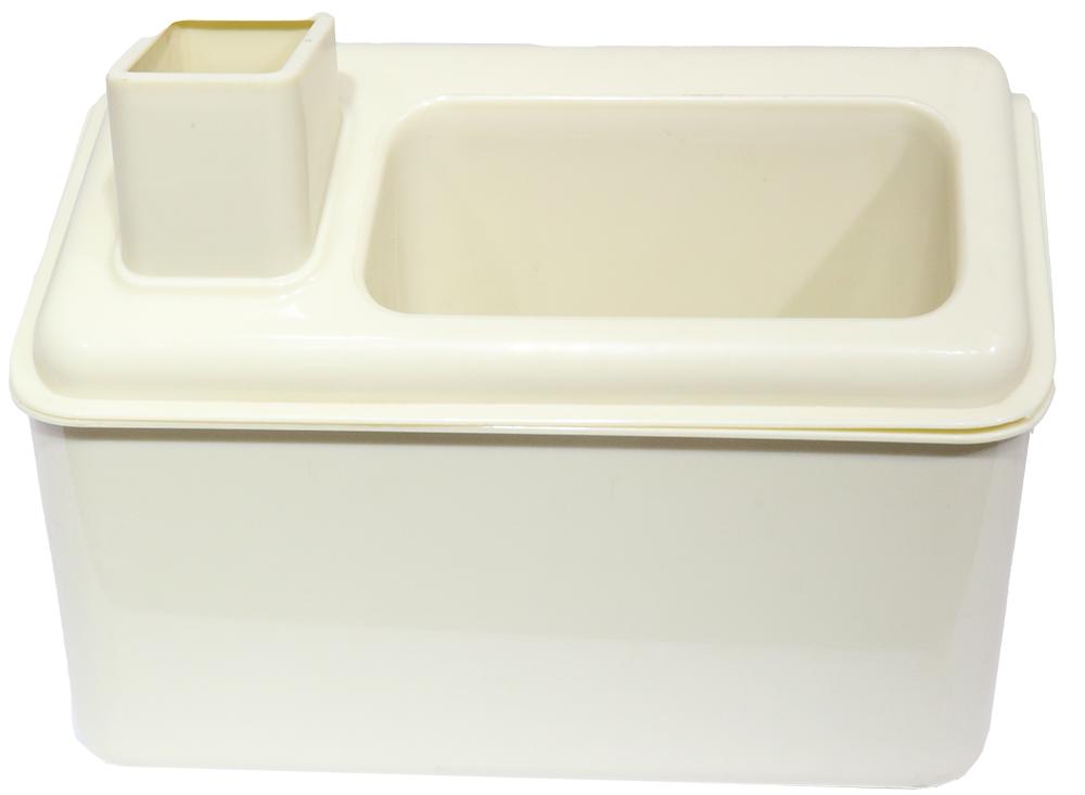 علبة مناديل هاوس اكريليك ، منظم أغراض شكل بيت ، موديل 43