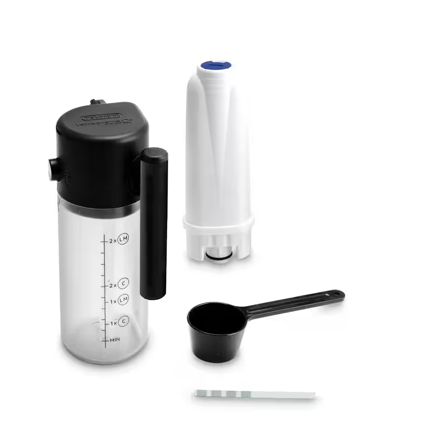 ماكينة تحضير القهوة والإسبريسو ديلونجي ماجنيفكا ايفو صناعة روماني، 1450 وات، 1.8 لتر، شاشة تحكم لمس ، أسود ، ECAM290.61.B ( ضمان راية )