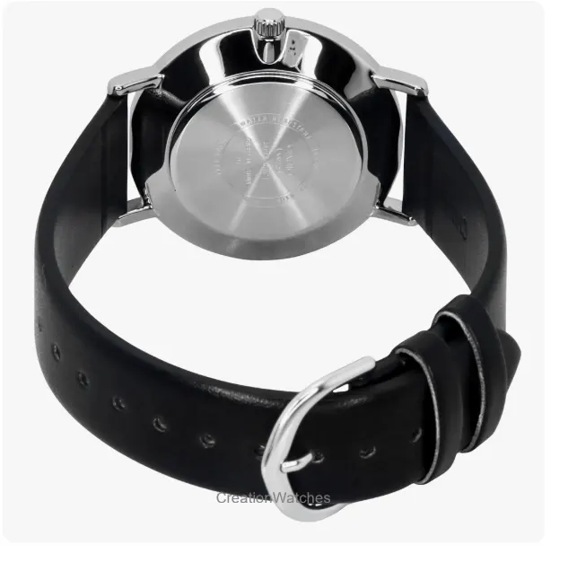 ساعه كاسيو رجالي، عقارب سوار جلد ، اسود , MTP-VT04L-7E