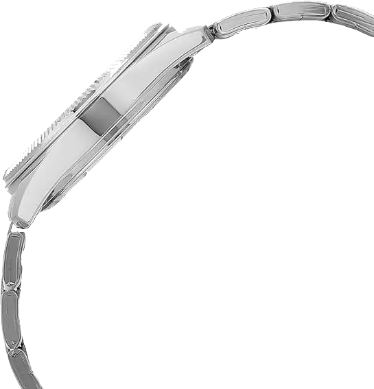 ساعة كاسيو للنساء، مينا من اللؤلؤ، عقارب دائرية، سوار ستانلس ستيل فضي، ساعة يد تناظرية، فضي، LTP-1302DS-4AVDF