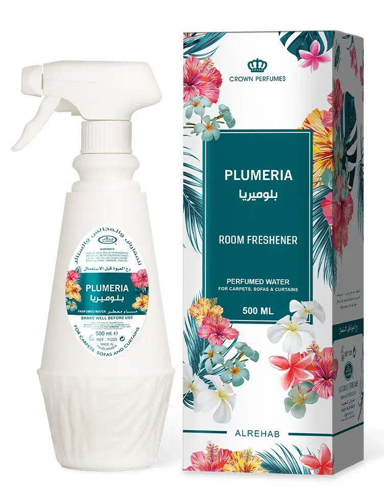 معطر مفروشات بلوميريا من الرحاب ، 500مل