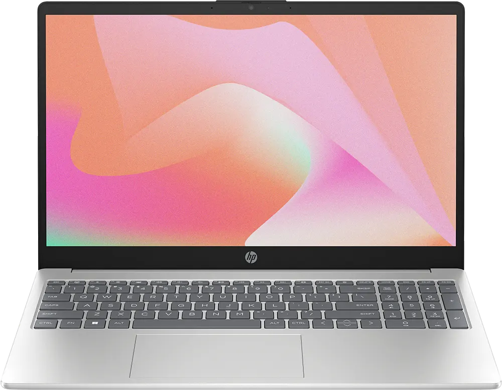 Laptop HP 15-FD0362NIA Intel Core I5-1334U, 8GB RAM, 512GB SSD Hard Disk, 15.6"FHD Display, NVIDIA® GeForce® MX570 Graphics Card, DOS, Silver