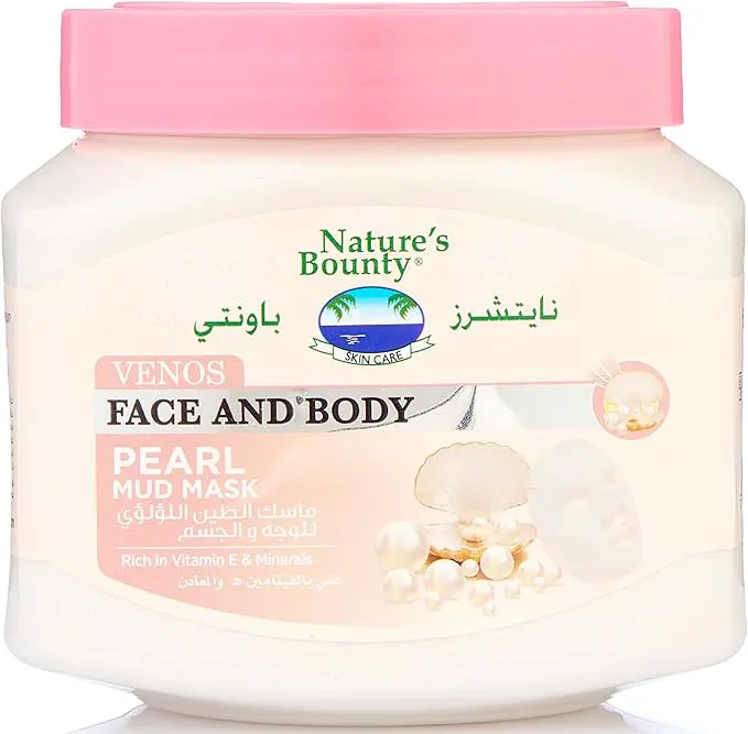 ماسك فينوس ماسك الطين اللؤلؤي للوجه والجسم نايتشرز باونتي، 560 مل